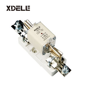 NH2 690 В, держатель предохранителя переменного тока с высокой емкостью, керамический Термопредохранитель, медный материал, номинальное напряжение 500 В - Product Image 4