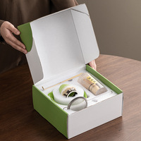 Ensemble de bols à matcha en céramique, mélangeur à matcha Besen, kit de matcha personnalisé, ensemble de cérémonie du matcha, logo personnalisé