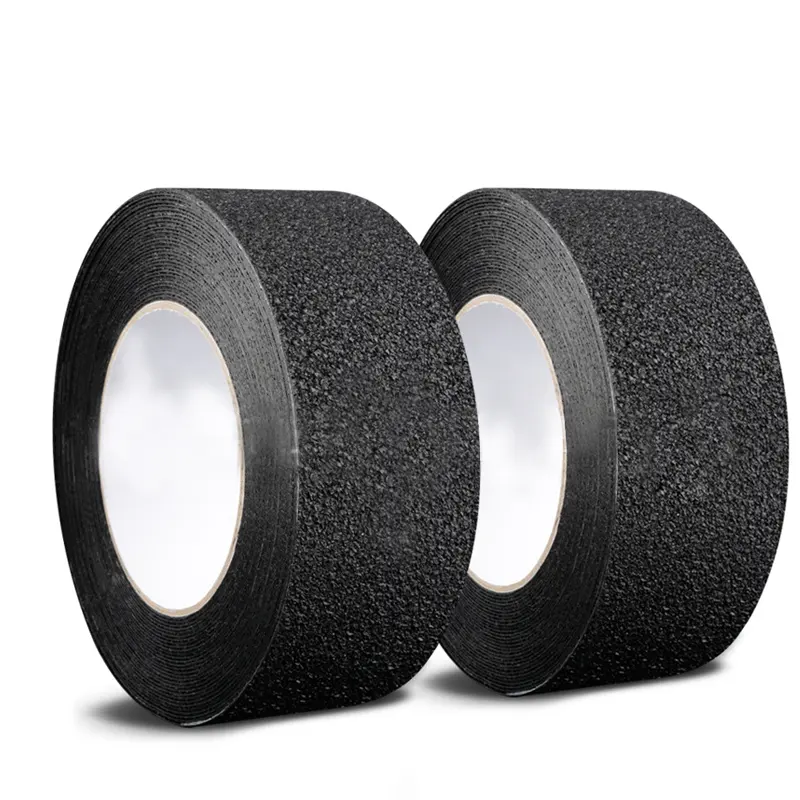 Waterproof Wear Resistant Anti-Slip Tape For Stair Steps Black Pvc Frosted Anti Slip Strips