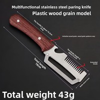 Handmatige 304 roestvrijstalen veilige uien snijder, multifunctionele rasp, flesopener, keuken gadget