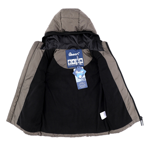 Gilet d'hiver matelassé à capuche pour garçons et filles, <span class=keywords><strong>sans</strong></span> manches, entièrement zippé, avec doublure polaire - Product Image 3
