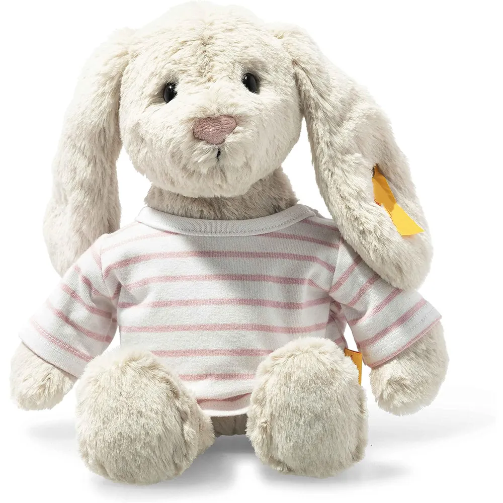 Lapin beige crème animaux en peluche enfants lapin jouets en peluche garçons filles grands cadeaux bébé douche Pâques lapin en peluche avec chemise