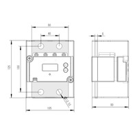 DZG GSH6225 MID & PTB Certificado 1500V 1500A DC Cargador de vehículo eléctrico Medidor de energía