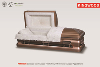 KM29301, gran oferta, 20Ga, ataúd de Metal, venta al por mayor, de Kingwood