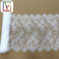 Dentelle française à la mode, tissu écologique en maille brodée, dentelle guipure, dentelle cordonnée pour robe de mariée