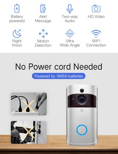 WIFI Video timbre 1080p HD, Wifi, cámara de seguridad de IOS Android Control de APP - Product Image 6