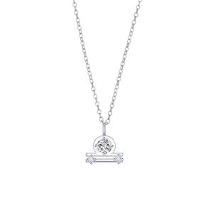 Collar con Colgante de Astrología del Horóscopo, Joyería de la Suerte, Signo Zodiacal Escorpio, Collar de Acero Inoxidable con Circonita, Collar de las 12 Constelaciones - Product Image 5