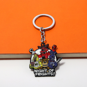 Porte-clés en émail <span class=keywords><strong>FNAF</strong></span> Fazbear, anime tendance, pour sac à dos, vêtements, breloques, cadeau de vacances pour enfants - Product Image 2