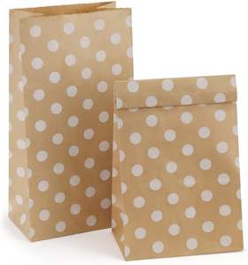 Sac en papier kraft de qualité supérieure pour boulangerie, impression personnalisée, qualité alimentaire, pour pain fait maison - Product Image 3