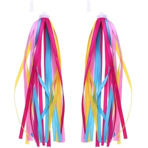 Une paire de banderoles de <span class=keywords><strong>guidon</strong></span> de vélo pour enfants poignées de vélo glands rubans <span class=keywords><strong>porte</strong></span>-bébé accessoires - Product Image 2