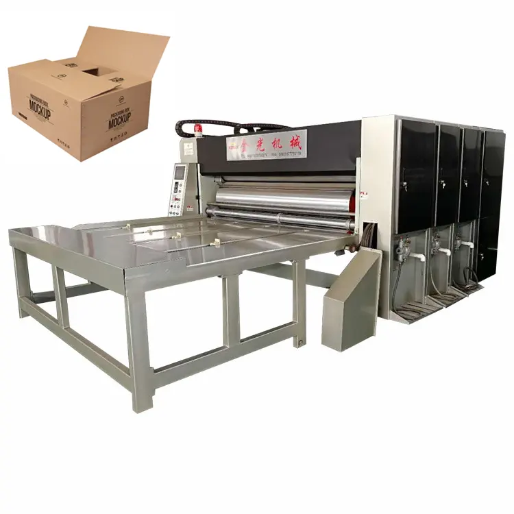 Các tông sóng máy in xẻ rãnh/hộp carton in ấn khía thiết bị