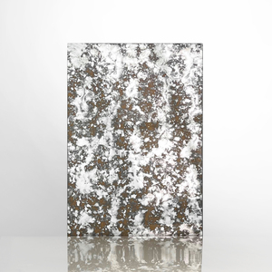 Mô hình giản dị mô hình cổ Gương trang trí Châu Âu nâu cổ tường gương cho phòng khách và Bar nền - Product Image 6