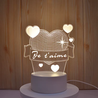 Lampe d'illusion 3D en forme d'ours en peluche, lampe 3D en acrylique, veilleuse LED, lampe de bureau, décoration de chambre pour enfants et joueurs, à brancher, meilleur cadeau pour les fêtes et les anniversaires