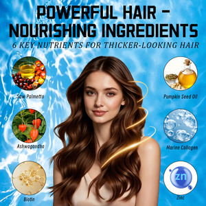 อาหารเสริมวิตามินบำรุงเส้นผมแบบกัมมี่ สูตร OEM/ODM สำหรับแบรนด์ส่วนตัว ช่วยเสริมวิตามินเอ บำรุงผมให้นุ่ม ยาว และแข็งแรง - Product Image 6