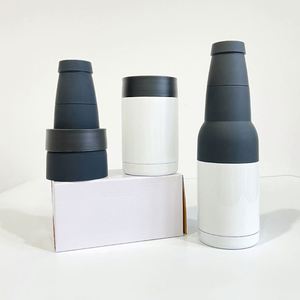 Rts 12 Oz Blank Soda <b>Beer</b> Bottle and Can Cooler 3 in 1 Thermos for White Sublimation Transfer - Product Image 2
