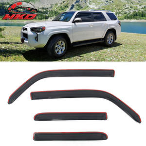 Déflecteurs de vitres latérales en acrylique fumé pour Toyota 4Runner 10-24 - Product Image 1