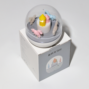 Carrousel boîte à musique veilleuse anniversaire Relaxation cadeaux pour enfants femmes petite amie femme maman drôle lampe LED veilleuse - Product Image 4