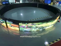 Pantalla LED Flexible para Interiores, Módulo de Video LED Curvo en Forma de X para Pared de Fondo en Eventos y Conferencias
