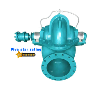 Pompe à eau industrielle horizontale à double aspiration robuste, directement de l'usine, pour l'irrigation agricole et les projets de lutte contre les inondations - Product Image 1
