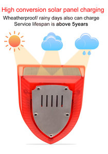 Nouvelle Arrivée : Sirène de Sécurité à Énergie Solaire avec Détecteur de Mouvement, Lumière d'Alarme Solaire pour Ferme, Lumière Extérieure à Capteur d'Alarme - Product Image 3