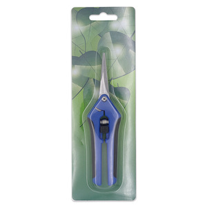 Tijeras de podar de acero inoxidable con cabezal curvo, herramienta de jardinería para paisajismo y recolección de uvas - Product Image 3