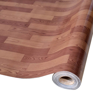 Alfombra de Linóleo de PVC Impermeable Personalizada con Diseño de <span class=keywords><strong>Madera</strong></span>, Alfombra de PVC con Esponja de 0.35MM para Interiores del Hogar - Product Image 1