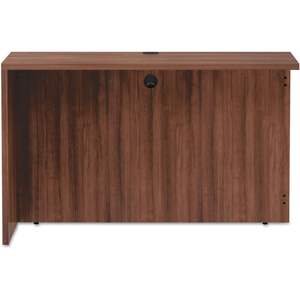 Coque de retour/pont réversible en noyer moderne de la série Alera Valencia, 47,25 L x 23,63 P x 29,5 H pour bureaux d'ordinateur - Product Image 3