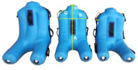 Mannequin gonflable pour équipement de jeux aquatiques – Sac humanoïde rempli d'eau pour tests de sécurité