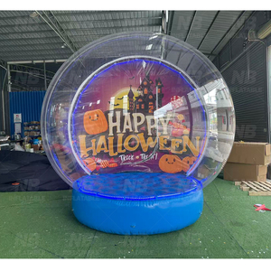 Decoraciones de Halloween, Globo de Nieve Inflable, Casa Pequeña Tipo Burbuja, Carpa Burbuja con Fotos de Fondo Personalizadas, Carpa Burbuja Inflable de PVC - Product Image 6
