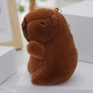 HY Peluche Kawaii Capybara Douce, Jouets en Peluche Capybara Mignons, Porte-clés en Peluche Capybara, Breloques, Poupée pour Machine à Attraper - Product Image 5