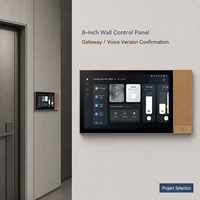 Panneau de commande intelligent Tuya pour la maison, 8 pouces, passerelle Zigbee WiFi Mesh, commande vocale Alexa pour l'automatisation des bâtiments
