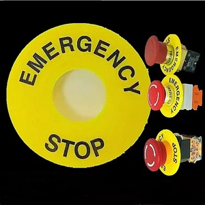 Interruptores de botón pulsador de Metal con reinicio automático, interruptor de botón de parada de emergencia rojo con forma de seta grande de 60mm, 2 unidades - Product Image 6