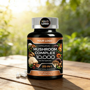 Cápsulas <span class=keywords><strong>de</strong></span> Complejo <span class=keywords><strong>de</strong></span> Hongos Orgánicos, Suplemento Dietético <span class=keywords><strong>para</strong></span> Adultos, Vegano, con Logotipo Personalizado, Cuidado Diario <span class=keywords><strong>de</strong></span> la Salud - Product Image 1