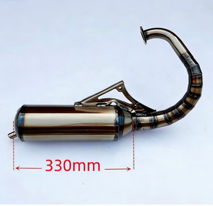 Offre Spéciale Échappement de Haute Qualité en Acier Inoxydable pour Moto Dio 50cc à 90cc Système d'Échappement 28mm Tuyau d'Échappement Silencieux - Product Image 5