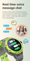 Smartwatch per Bambini K55H Versione Globale 4G, GPS, SOS, Videochiamata, Chat Vocale, Musica, Impermeabile IP67