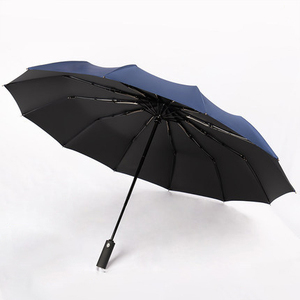 Parapluie pliant automatique de luxe personnalisé en gros, mini, pour soleil et pluie, extérieur, voiture, golf, patio, parasol suspendu, avec logo promotionnel - Product Image 2