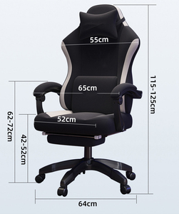Silla <span class=keywords><strong>de</strong></span> oficina <span class=keywords><strong>de</strong></span> cuero giratoria <span class=keywords><strong>para</strong></span> carreras <span class=keywords><strong>de</strong></span> ordenador, silla reclinable <span class=keywords><strong>de</strong></span> cuero moderna <span class=keywords><strong>para</strong></span> juegos, silla ergonómica <span class=keywords><strong>para</strong></span> juegos <span class=keywords><strong>de</strong></span> ordenador - Product Image 5