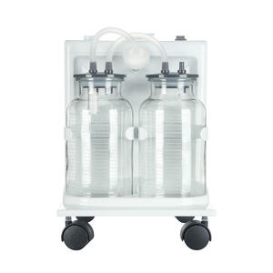 Sistema de Bomba de Vacío por Succión Eléctrica Ss-8A, 2000 ml, Doble Botella, Estilo Carrito, Grado Hospitalario, Certificado CE - Product Image 1