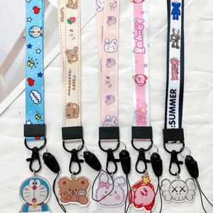 携帯電話ストラップ ポリエステル製 調節可能 エコフレンドリー 高品質 おしゃれ カスタマイズ可能 ロング＆ショートロープ カスタム刻印 - Product Image 1