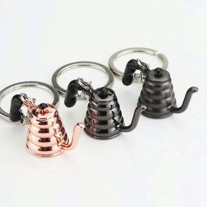 New Style Mini Coffee Appliance Keychain Metal 3D Coffee Keychain <b>Personalized</b> Key Ring Custom - Product Image 2