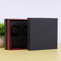 Boîte cadeau rigide personnalisée en carton avec insert, estampage à chaud et gaufrage, emballage tiroir pour écouteurs