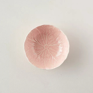 Saladier en céramique <span class=keywords><strong>feuille</strong></span> <span class=keywords><strong>de</strong></span> <span class=keywords><strong>chou</strong></span> rose Vente en gros - Product Image 2