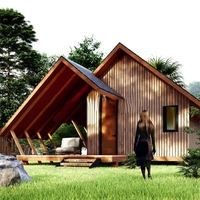 Villa de luxe préfabriquée, maison de vacances modulaire - Écologique, résistante au feu, anti-corrosion, installation facile, moderne