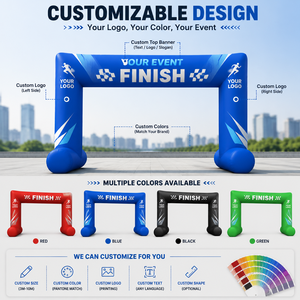 Arco de Carrera Inflable Personalizado CATC con Soplador Incorporado |   Puerta de Meta del Maratón |   Arco de Meta de la Marca City Race |   MOQ-1 - Product Image 2