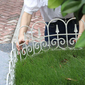 装飾的な境界線、環境に優しい防水PVCコーティングされた耐久性のある再生プラスチック製フェンス、庭園の縁、景観デザイン、柔軟性あり - Product Image 2