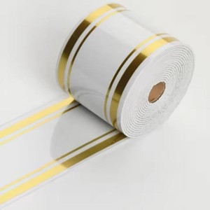 <span class=keywords><strong>Bordo</strong></span> <span class=keywords><strong>Decorativo</strong></span> in PVC Effetto Marmo con Finitura Metallica Dorata, Autoadesivo e Impermeabile <span class=keywords><strong>per</strong></span> Piastrelle di Cucina e Bagno, Vendita all'Ingrosso OEM - Product Image 5