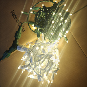 Chất lượng thương mại đồng trục minilight 100 đèn <span class=keywords><strong>5mm</strong></span> dẫn đèn dây trắng ấm 33ft 4 ''khoảng cách dây trắng - Product Image 3