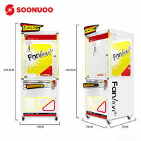 SOONUOO Machine à griffes commerciale pour un joueur, jeu à monnayeur avec prix, personnalisable, solution complète pour salle d'arcade