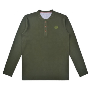 <span class=keywords><strong>T</strong></span>-<span class=keywords><strong>shirt</strong></span> à manches longues pour hommes, vêtement de loisirs, avec <span class=keywords><strong>motif</strong></span> uni, en coton et à coupe ample, collection 2020 - Product Image 2