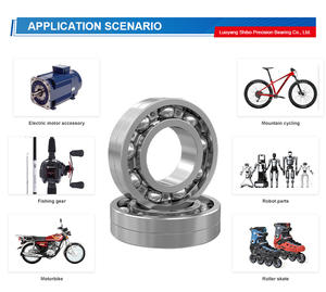 Roda Inline Skate 6082RS/ZZ 8x22x7mm, Bantalan Bola Skateboard 608 RS 420 Baja Tahan Karat - Product Image 2